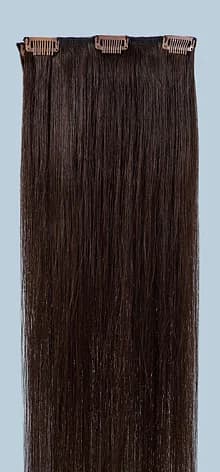 Волосы на заколках